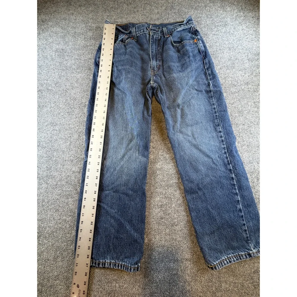 Levis 565 Loose Fit Wide Leg Blue Denim Jeans Mens 33x30 Medium Wash 1076